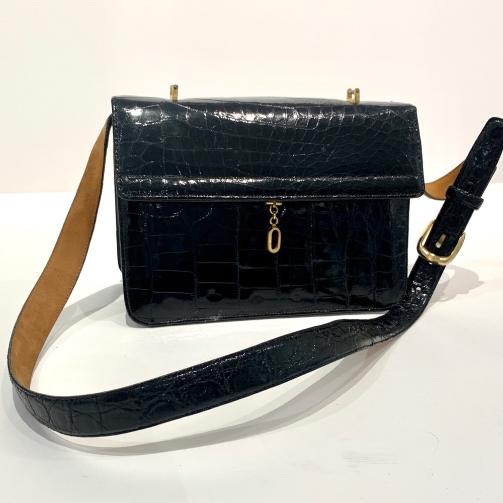 Vintage Real Alligator skin handbag/crossbody bag